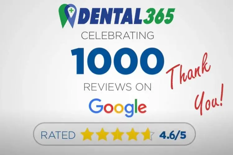 Mijlpaal van 1000 Google reviews voor Dental 365 Amsterdam, - CELEBRATING 1000 Google Reviews DENTAL365 AMSTERDAM